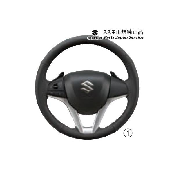 MN71S系クロスビー 65.本革ステアリングホイールカバー XBEE SUZUKI