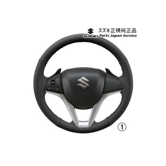 MN71S系クロスビー 65.本革ステアリングホイールカバー XBEE SUZUKI