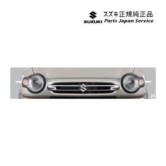 MN71S系クロスビー 29.ヘッドランプリム ABDU XBEE SUZUKI