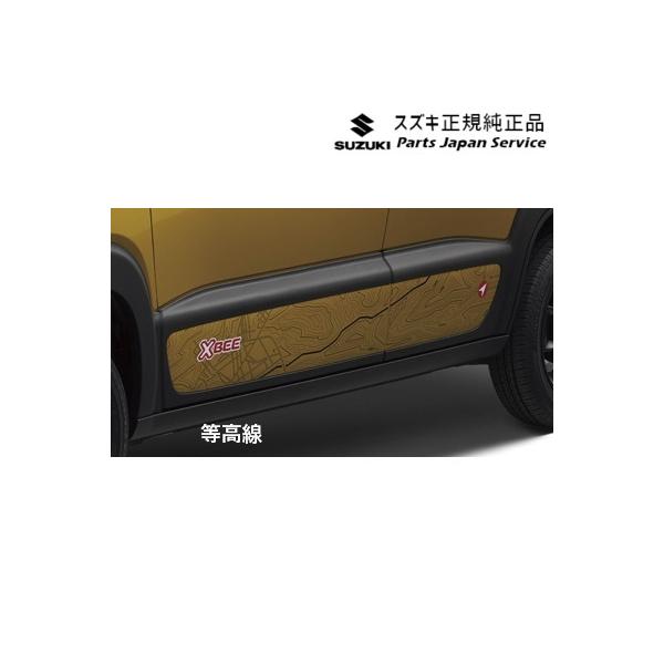 【大型便】MN71S系クロスビー 01.ドアスプラッシュガードパネルデカール ABET XBEE SUZUKI
