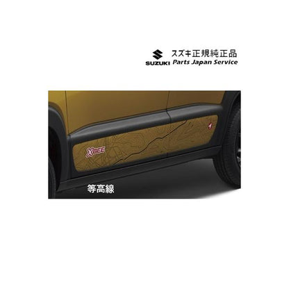 【大型便】MN71S系クロスビー 01.ドアスプラッシュガードパネルデカール ABET XBEE SUZUKI