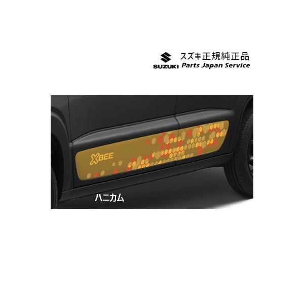 【大型便】MN71S系クロスビー 01.ドアスプラッシュガードパネルデカール ABET XBEE SUZUKI