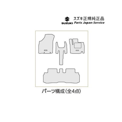 【大型便】MN71S系クロスビー 140.フロアマット(ジュータン)BB2X XBEE SUZUKI