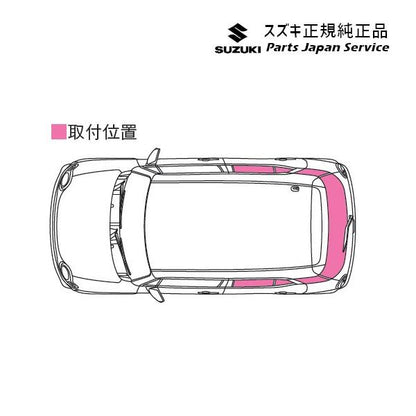 MN71S系クロスビー 168.UV+IRカットフィルムセット BB4P 99156-76R01 XBEE SUZUKI