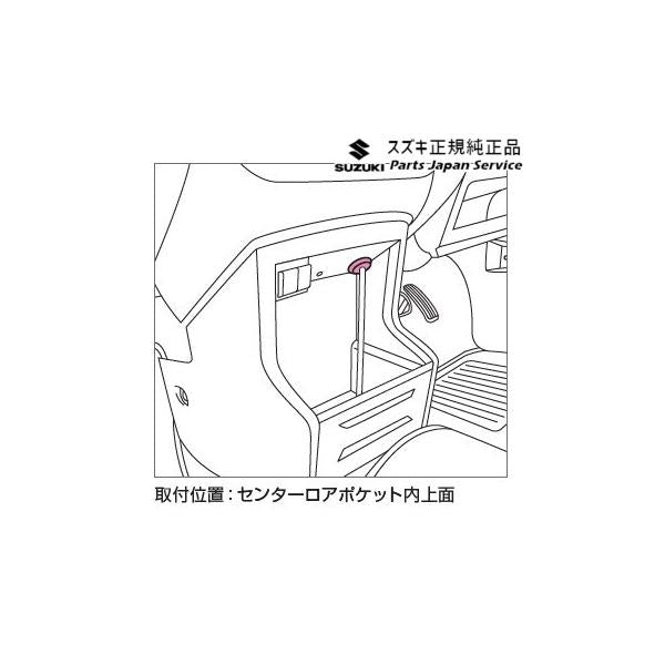 MN71S系クロスビー 234.ケーブルグロメット CA4Q 9919A-81P00 XBEE SUZUKI