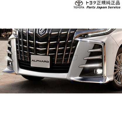 【大型便】30系アルファード LEDフロントガーニッシュ(設定1) トヨタ GGH30W GGH35W AGH30W AGH35W AYH30W 30alphard TOYOTA