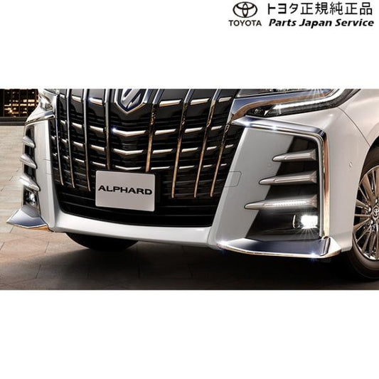 【大型便】30系アルファード LEDフロントガーニッシュ(設定1) トヨタ GGH30W GGH35W AGH30W AGH35W AYH30W 30alphard TOYOTA