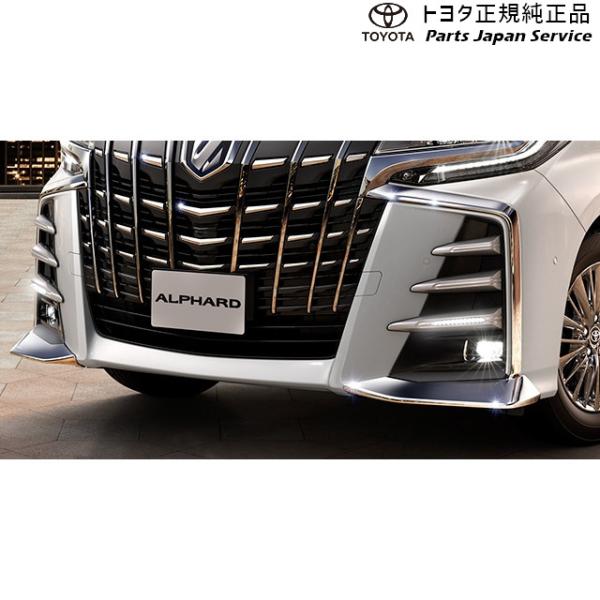 【大型便】30系アルファード LEDフロントガーニッシュ(設定2) トヨタ GGH30W GGH35W AGH30W AGH35W AYH30W 30alphard TOYOTA