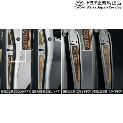 30系アルファード ドアリフレクションデカール トヨタ GGH30W GGH35W AGH30W AGH35W AYH30W 30alphard TOYOTA