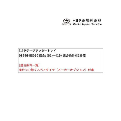 30系アルファード ラゲージアンダートレイ(スペアタイヤ(メーカーオプション)無車用) トヨタ GGH30W GGH35W AGH30W AGH35W AYH30W 30alphard TOYOTA