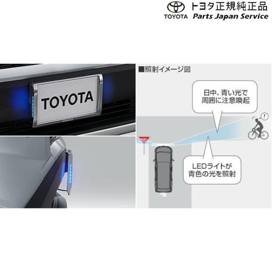 30系アルファード LEDサイドライト(ナンバーフレーム付)(設定1) トヨタ GGH30W GGH35W AGH30W AGH35W AYH30W 30alphard TOYOTA