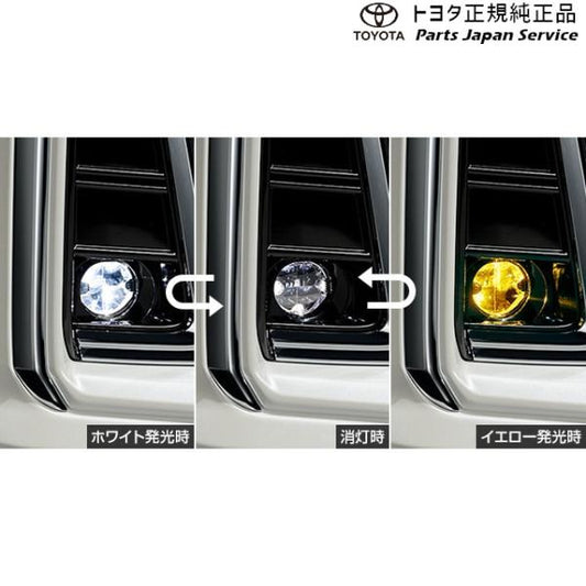 30系アルファード バイカラーLEDフォグランプ(切り替え式)(設定1) トヨタ GGH30W GGH35W AGH30W AGH35W AYH30W 30alphard TOYOTA