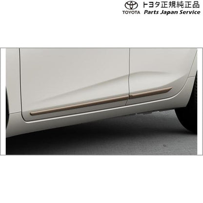 【大型便】10系アクア サイドガーニッシュ(ブロンズメタリック塗装) トヨタ MXPK11 MXPK16 10AQUA TOYOTA