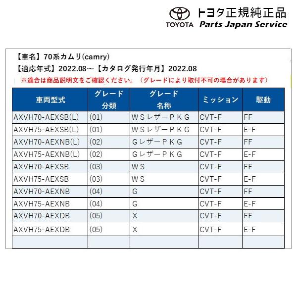 70系カムリ LEDバルブセット(3灯) トヨタ AXVH70 AXVH75 70camry TOYOTA