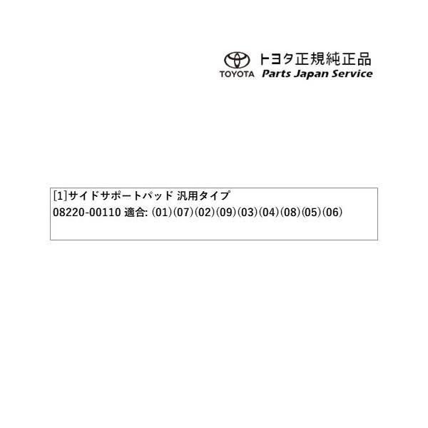 210系カローラスポーツ サイドサポートパッド(汎用タイプ) トヨタ ZWE213H NRE210H NRE214H 210corollasport TOYOTA