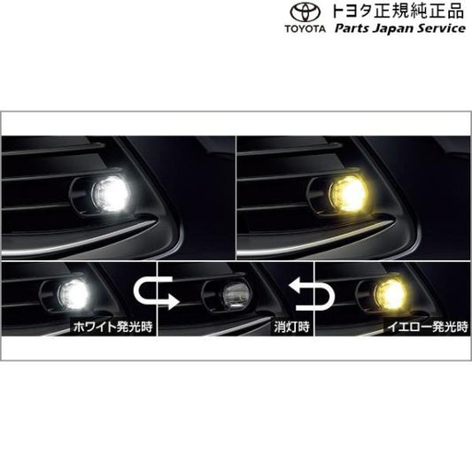 【大型便】210系カローラツーリング バイカラーLEDフォグランプ(切り替え式) トヨタ ZWE219W ZWE215W MZEA17W 210COROLLATOURING TOYOTA