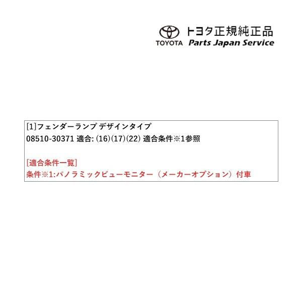 220系クラウン フェンダーランプ(デザインタイプ)(設定4) トヨタ AZSH20 AZSH21 GWS224 ARS220 220crown TOYOTA