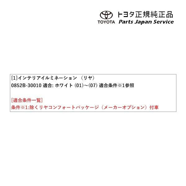 35系クラウン インテリアイルミネーション(ホワイト) トヨタ TZSH35 AZSH35 35crown TOYOTA