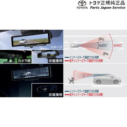 80系エスクァイア 電子インナーミラー トヨタ ZWR80G ZRR80G ZRR85G 80esquire TOYOTA