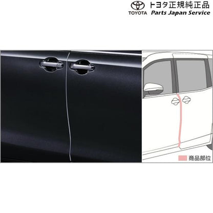 80系エスクァイア ドアエッジプロテクター(メッキ調) トヨタ ZWR80G ZRR80G ZRR85G 80esquire TOYOTA