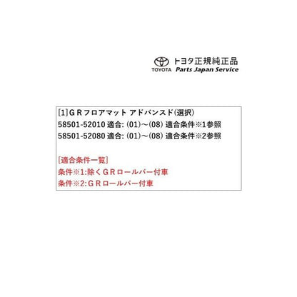 【大型便】10系GRヤリス GRフロアマット(アドバンスド) トヨタ GXPA16 10gryaris TOYOTA