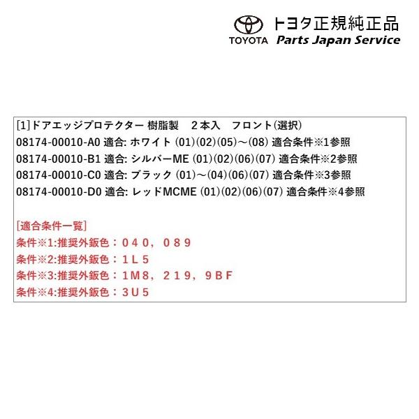10系GRヤリス ドアエッジプロテクター(樹脂製) トヨタ GXPA16 10gryaris TOYOTA