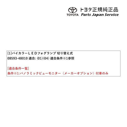 80系ハリアー バイカラーLEDフォグランプ(設定4) トヨタ MXUA80 MXUA85 AXUH80 AXUH85 80harrier TOYOTA