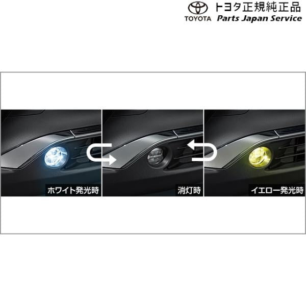 80系ハリアー バイカラーLEDフォグランプ(設定4) トヨタ MXUA80 MXUA85 AXUH80 AXUH85 80harrier TOYOTA