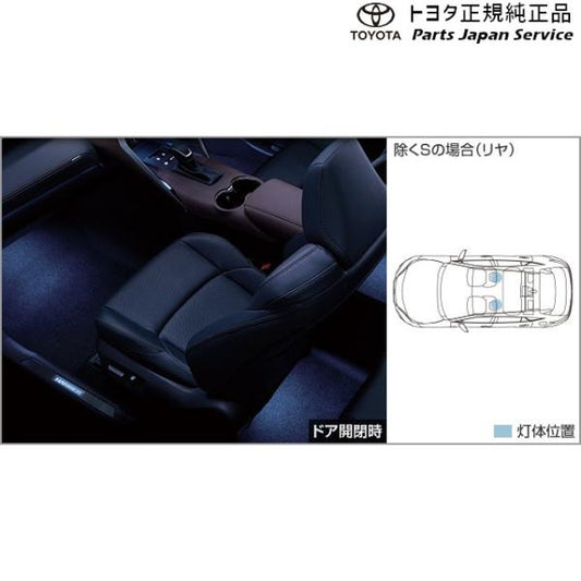 80系ハリアー インテリアイルミネーション(ブルー)(除くS用) トヨタ MXUA80 MXUA85 AXUH80 AXUH85 AXUP85 80harrier TOYOTA