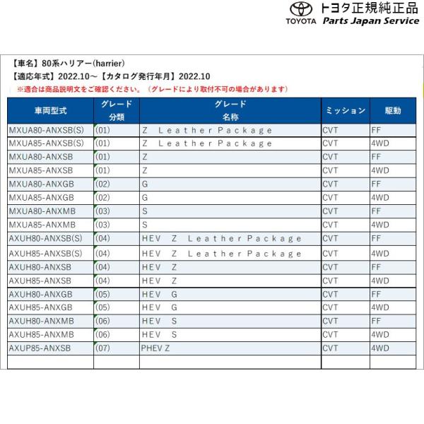 80系ハリアー サイドバイザー(ワイドタイプ) トヨタ MXUA80 MXUA85 AXUH80 AXUH85 AXUP85 80harrier TOYOTA