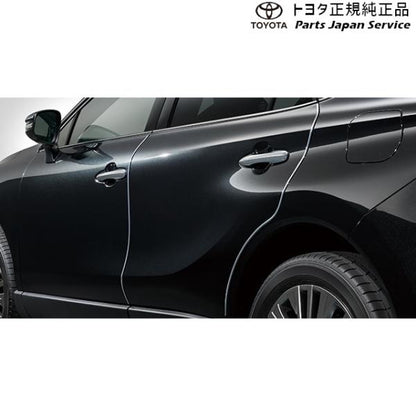 80系ハリアー ドアエッジプロテクター(メッキ調) トヨタ MXUA80 MXUA85 AXUH80 AXUH85 AXUP85 80harrier TOYOTA