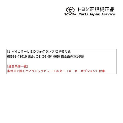 80系ハリアー バイカラーLEDフォグランプ(設定3) トヨタ MXUA80 MXUA85 AXUH80 AXUH85 AXUP85 80harrier TOYOTA