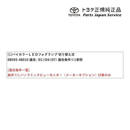80系ハリアー バイカラーLEDフォグランプ(設定4) トヨタ MXUA80 MXUA85 AXUH80 AXUH85 AXUP85 80harrier TOYOTA