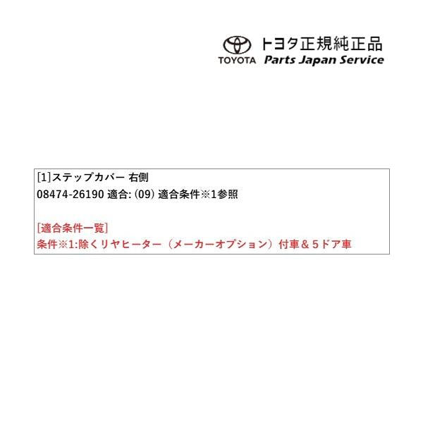 200系ハイエース ステップカバー(RH用) トヨタ 200hiacewagon TOYOTA