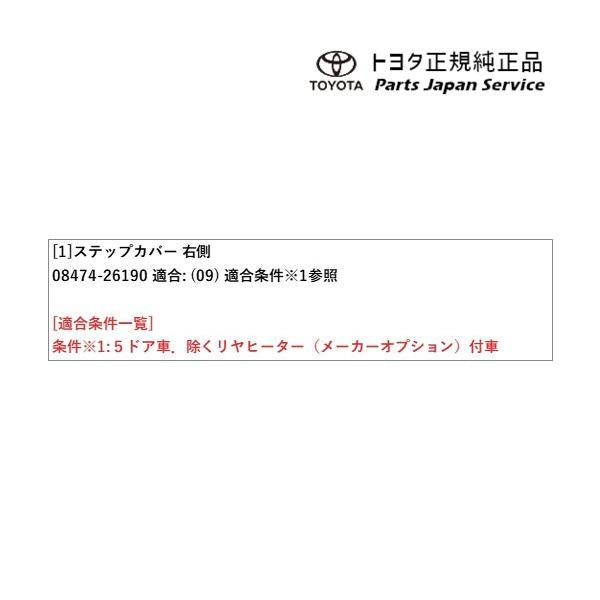 200系ハイエース ステップカバー(RH用) トヨタ 200hiacewagon TOYOTA