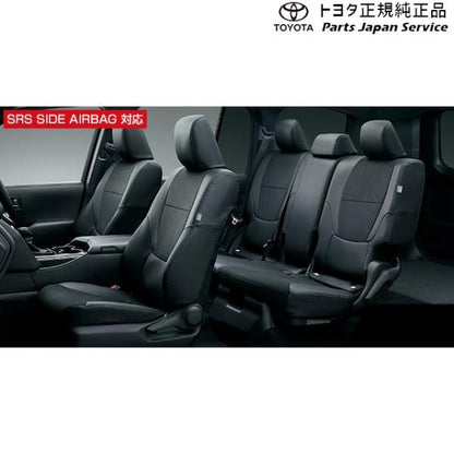 300系ランドクルーザー 革調シートカバー(2列用) トヨタ FJA300W VJA300W 300landcruiser TOYOTA