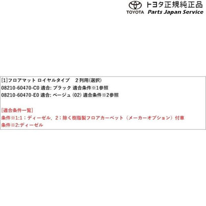 300系ランドクルーザー フロアマット(ロイヤルタイプ)(2列用) トヨタ FJA300W VJA300W 300landcruiser TOYOTA