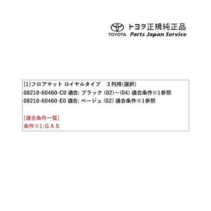 300系ランドクルーザー フロアマット(ロイヤルタイプ)(3列用) トヨタ FJA300W VJA300W 300landcruiser TOYOTA