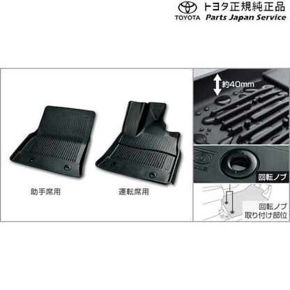 300系ランドクルーザー スノー・レジャー用フロアマット(縁高タイプ)(運転席・助手席) トヨタ FJA300W VJA300W 300landcruiser TOYOTA