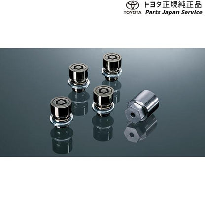 300系ランドクルーザー キー付ホイールナット(ブラック) トヨタ FJA300W VJA300W 300landcruiser TOYOTA