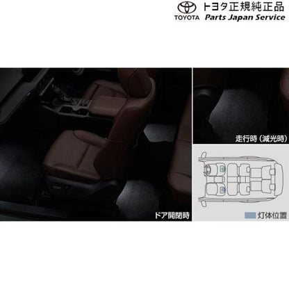 250系ランドクルーザー インテリアイルミネーション(ホワイト) トヨタ GDJ250W TRJ250W 250landcruiser250 TOYOTA