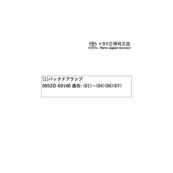 【大型便】250系ランドクルーザー バックドアランプ トヨタ GDJ250W TRJ250W 250landcruiser250 TOYOTA