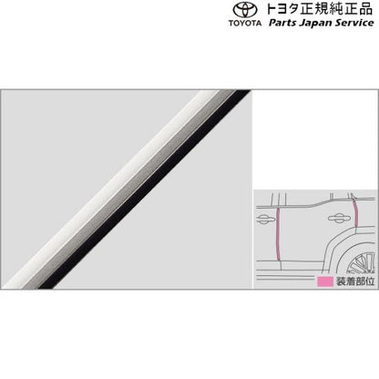 250系ランドクルーザー ドアエッジプロテクター(樹脂製)(フロント) トヨタ GDJ250W TRJ250W 250landcruiser250 TOYOTA