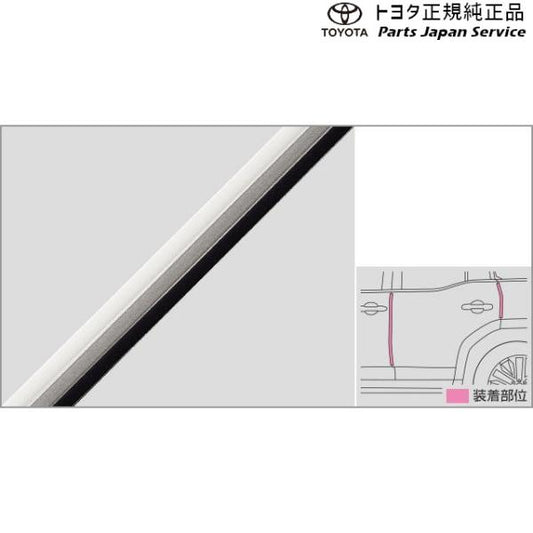 250系ランドクルーザー ドアエッジプロテクター(樹脂製)(リヤ) トヨタ GDJ250W TRJ250W 250landcruiser250 TOYOTA