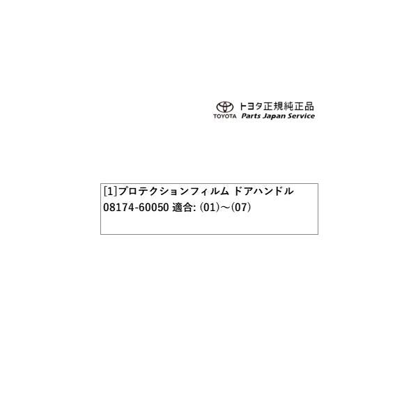 250系ランドクルーザー プロテクションフィルム(ドアハンドル) トヨタ GDJ250W TRJ250W 250landcruiser250 TOYOTA