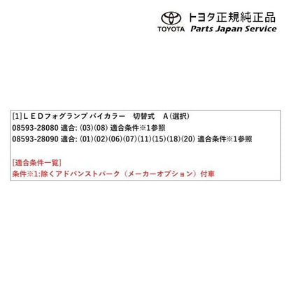 90系ノア バイカラーLEDフォグランプ(切り替え式)(設定2) トヨタ ZWR90W ZWR95W MZRA90W MZRA95W ZWR92W MZRA92W MZRA97W 90noah TOYOTA