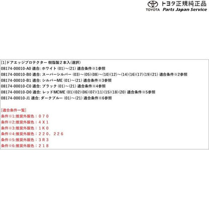 90系ノア ドアエッジプロテクター(樹脂製) トヨタ ZWR90W ZWR95W MZRA90W MZRA95W ZWR92W MZRA92W MZRA97W 90noah TOYOTA