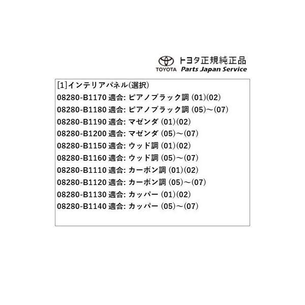 700系パッソ インテリアパネルセット トヨタ M700A M710A 700passo TOYOTA