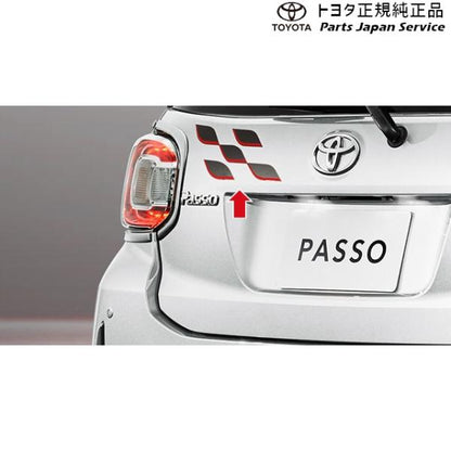 700系パッソ バックドアデカール(エアロ) トヨタ M700A M710A 700passo TOYOTA