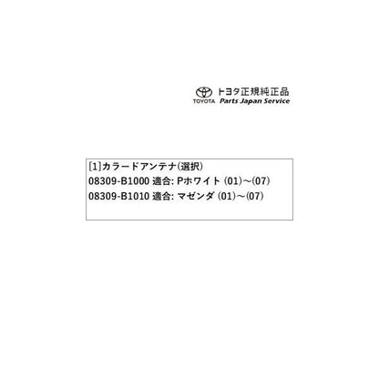 700系パッソ カラードアンテナ トヨタ M700A M710A 700passo TOYOTA